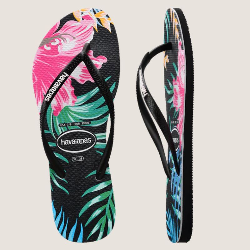 Havaianas Slim Floral Palm Thong
