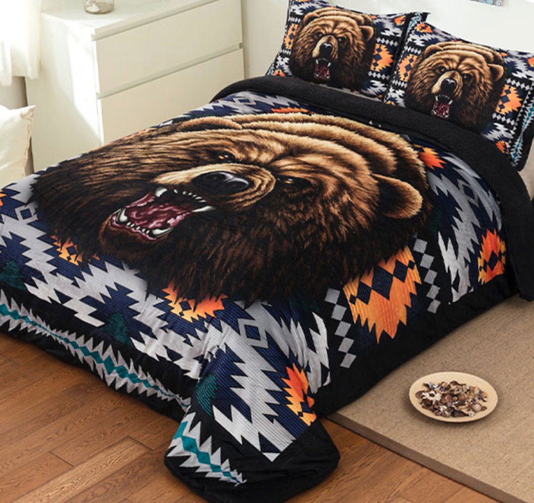 Digital Print 3 Piece Sherpalined Sets