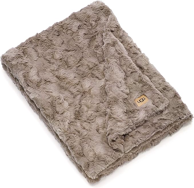 Adalee Soft Faux Fur Reversible Accent Throw Blanket Luxury Cozy Fluffy Fuzzy Hotel Style