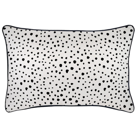 Cushion Cover-With Black Piping-Lunar-35cm x 50cm