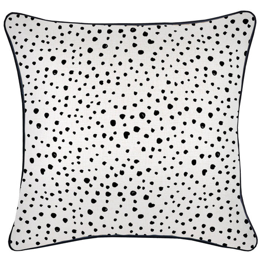 Cushion Cover-With Black Piping-Lunar-45cm x 45cm