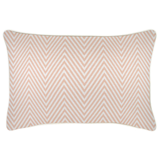 Cushion Cover-With Piping-Zig Zag Blush-35cm x 50cm