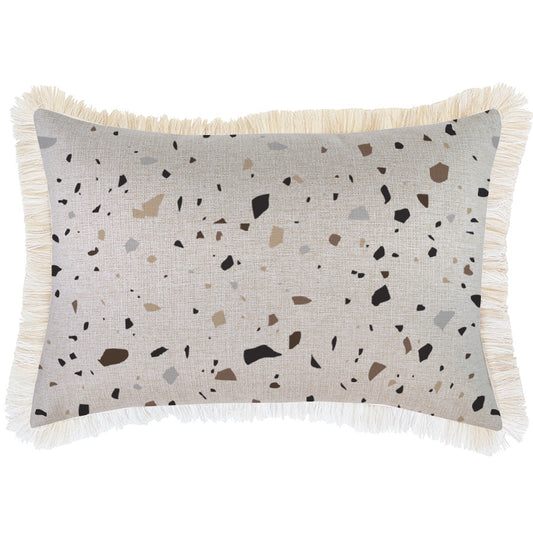 Cushion Cover-Coastal Fringe-Terrazzo-35cm x 50cm