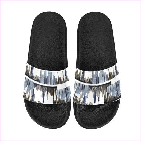 city blocks Women's Slide Sandals(Model 057) - City Blocks Men's & Womens Slides - unisex slides at TFC&H Co.