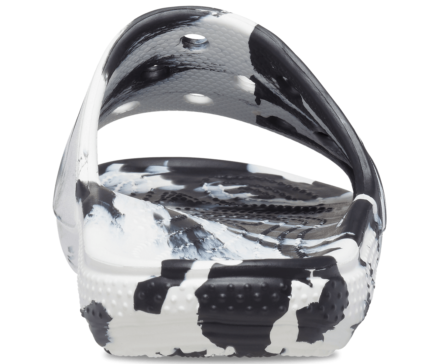 Crocs Unisex Classic Marbled Slide - Black