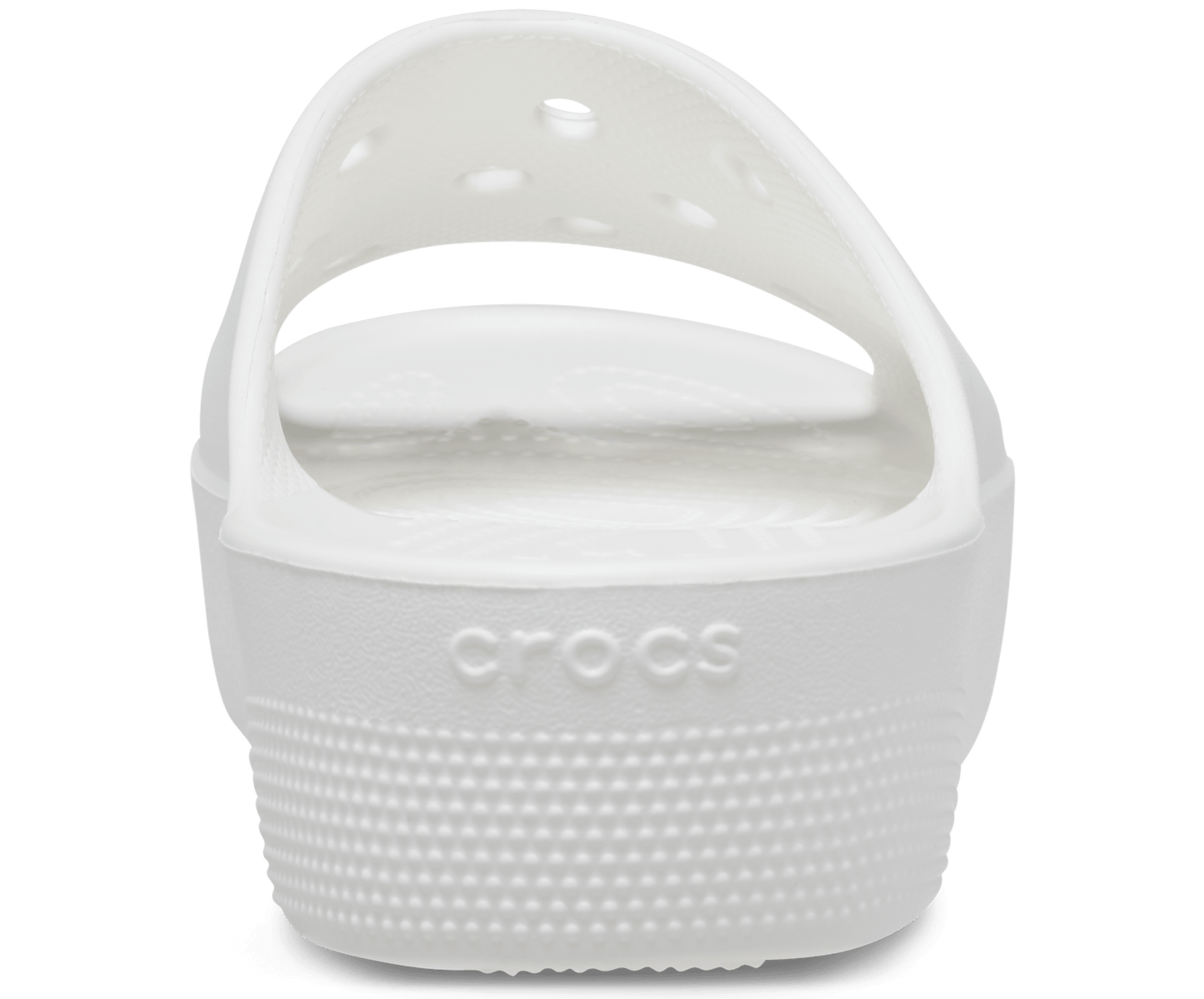 Crocs Unisex Classic Platform Slide - White