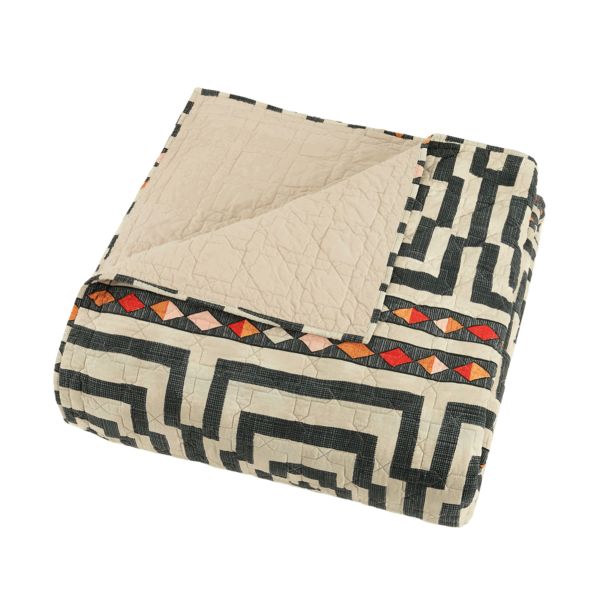 Hypnotic Quilt Set by Jungalow® Queen/Full Peking Bedding