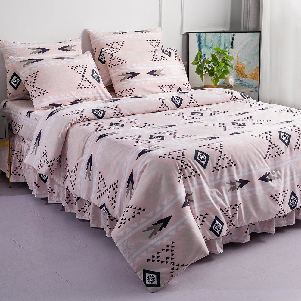 Diamond Collection 5 Piece Double Comforter Set