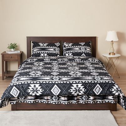 Diamond Collection 4 Piece Double Comforter Set