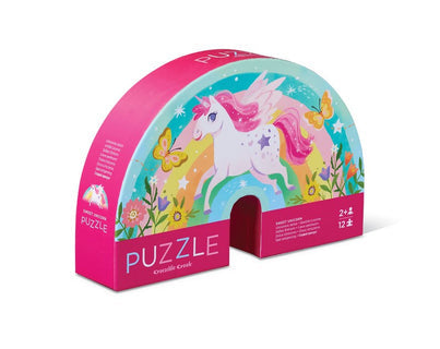 Crocodile Creek 12 pc Mini Puzzle Sweet Unicorn