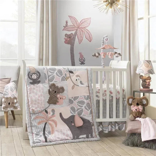 Lambs & Ivy Calypso 4-Piece Crib Bedding Set