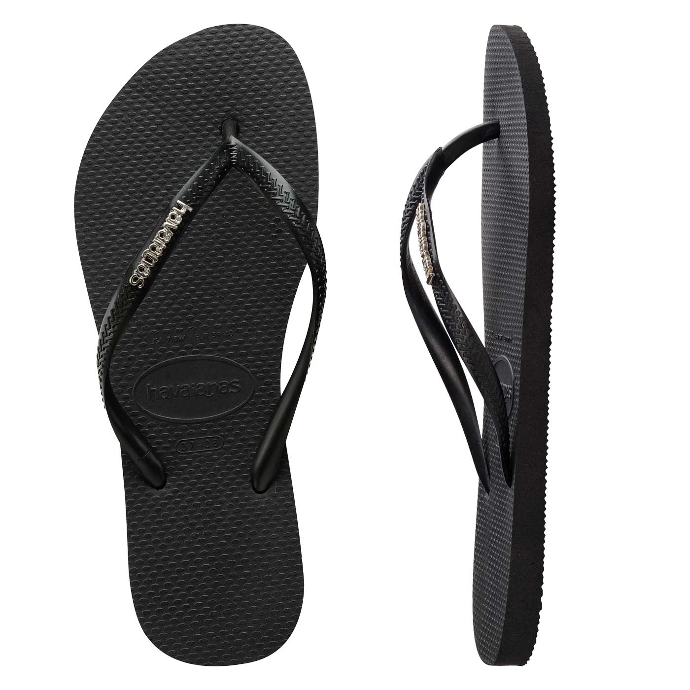 Havaianas Slim Metal Logo Thong