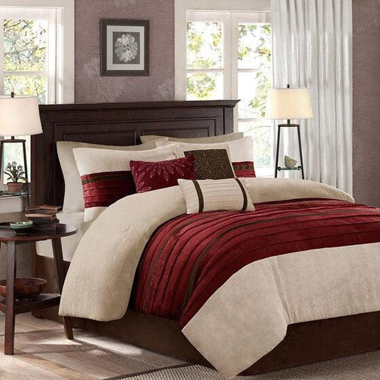 Palmer Comforter  Queen Red