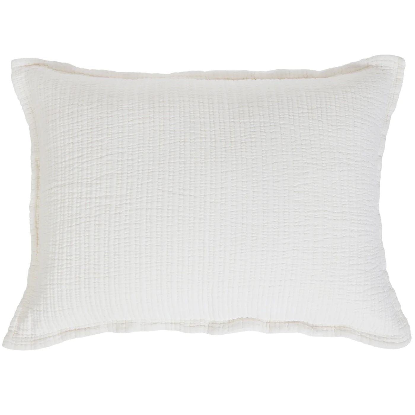 Pom Pom at Home Chatham Matelasse Blanket Bedding pom-pom-chatham-standard-sham-cream