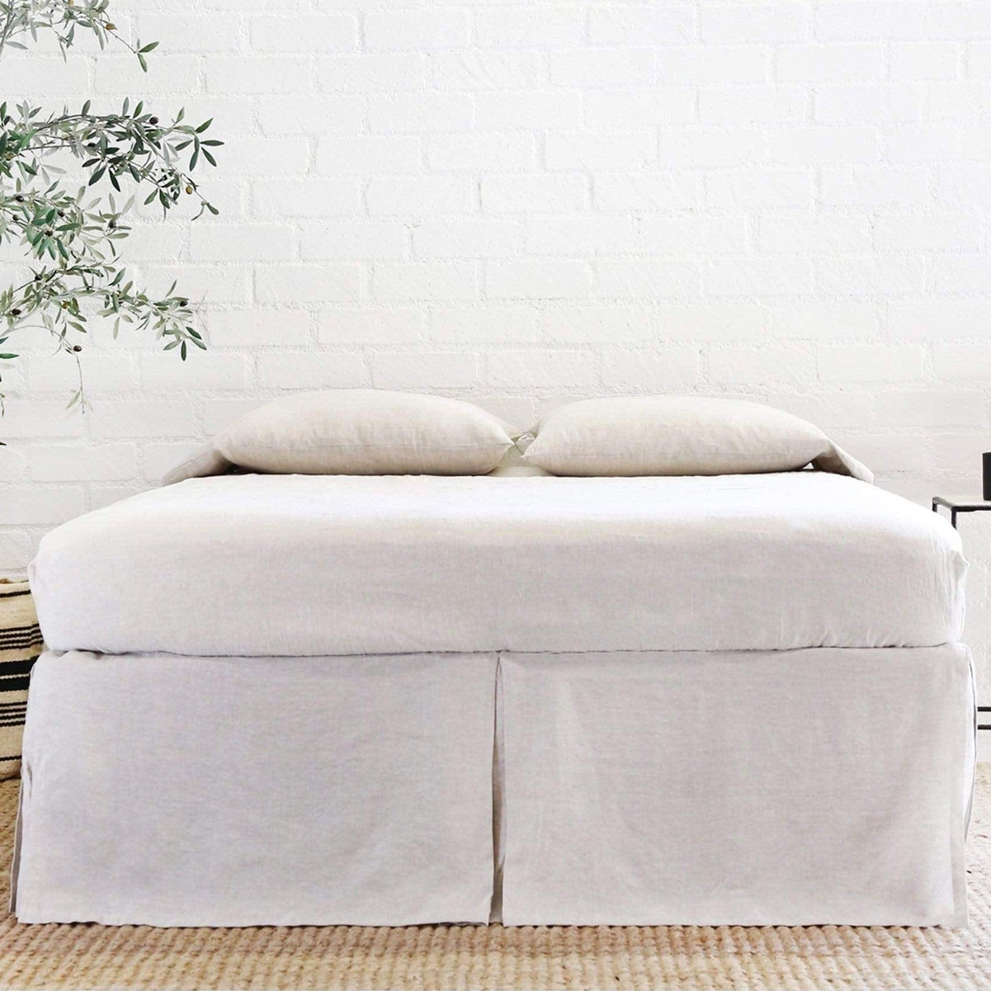 Pom Pom at Home Pleated Linen Bedskirt Bedding and Bath