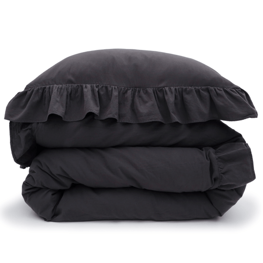 Pom Pom at Home Rowan Crinkled Cotton Duvet Set Bedding