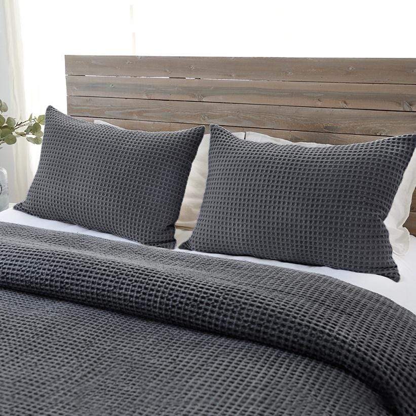 Pom Pom at Home Zuma Blanket - Charcoal Bedding and Bath