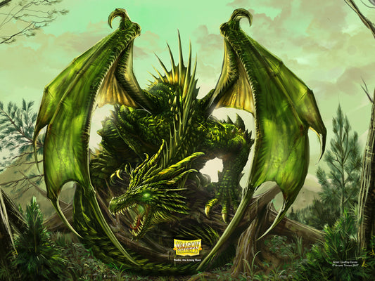 Dragon Shield - 9 Pocket Slipcase Binder: Dragon Art - Green