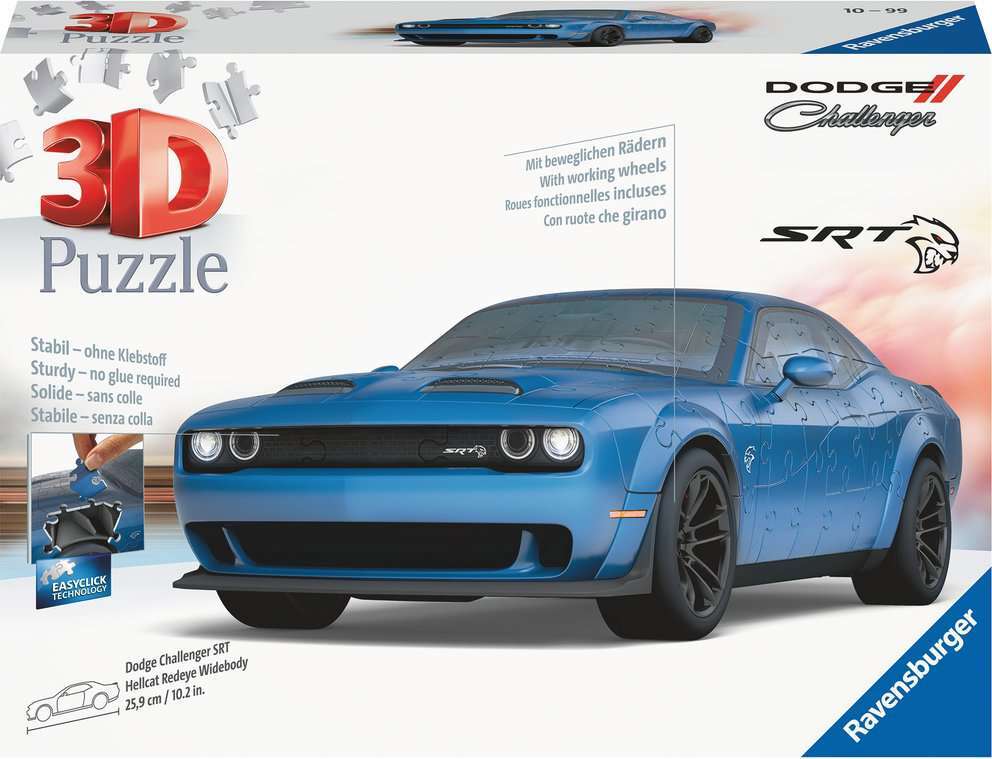 3D Dodge Challenger Puzzle