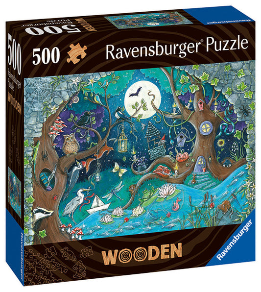 Fantasy Forest 500 Piece Wood Puzzle