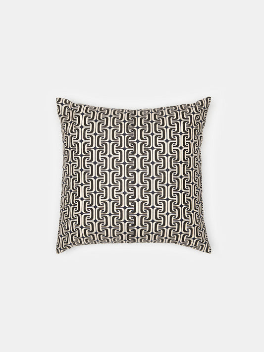 1965 Throw Pillow in Natural/Black/Navy