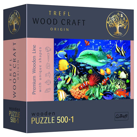 Sea Life 501pc Woodcraft Puzzle